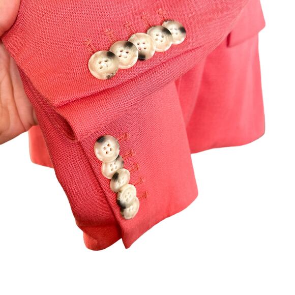 Veronica Beard NEW Danielle Dickey Blazer Single Button Jacket Melon Pink 2 - Picture 8 of 15